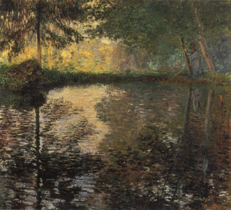 Claude Monet The Pond at Montgeron Norge oil painting art